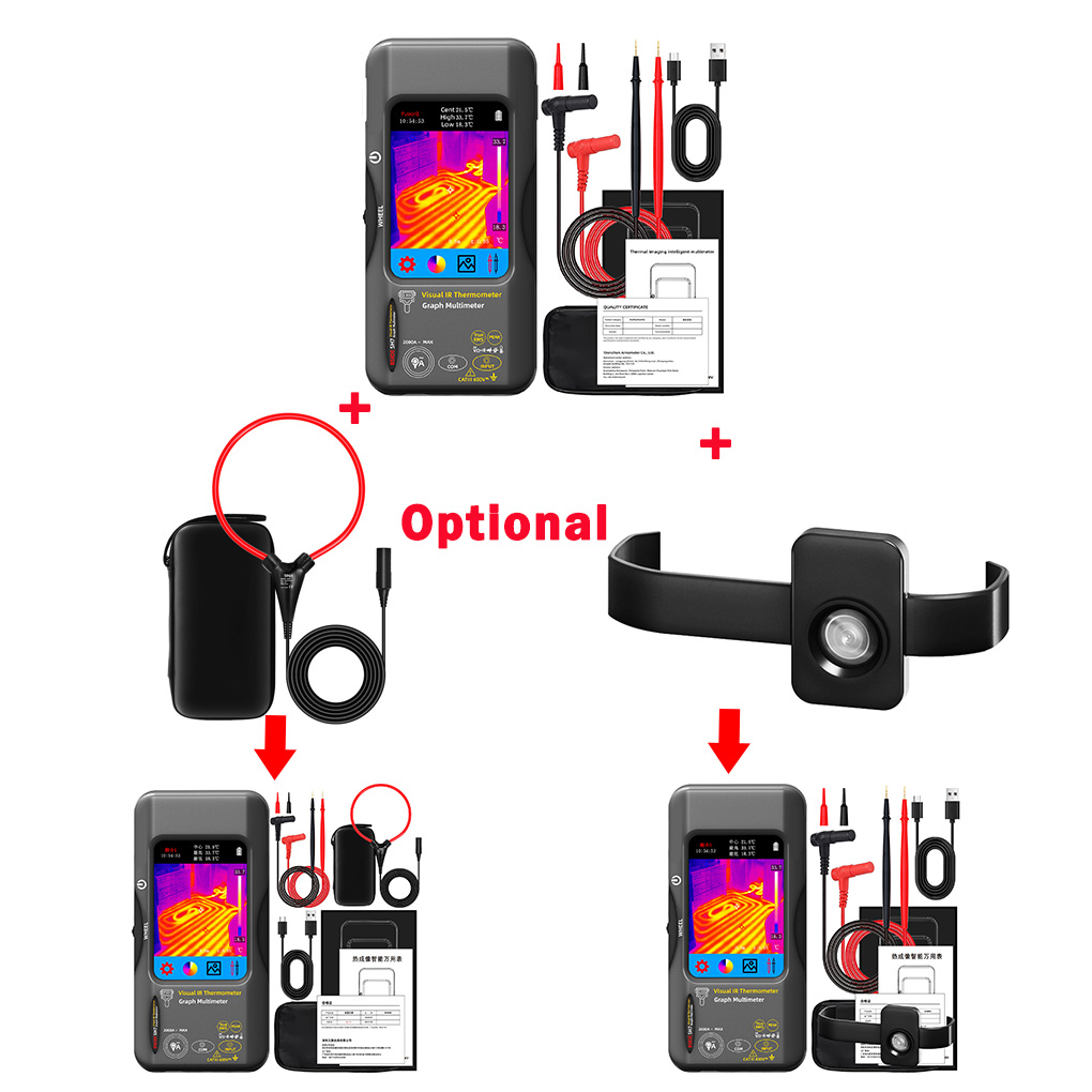 熱画像カメラマルチメーター 320×320 解像度 3.98 - Thermal Imaging Camera Pcb Repair のレビューと価格