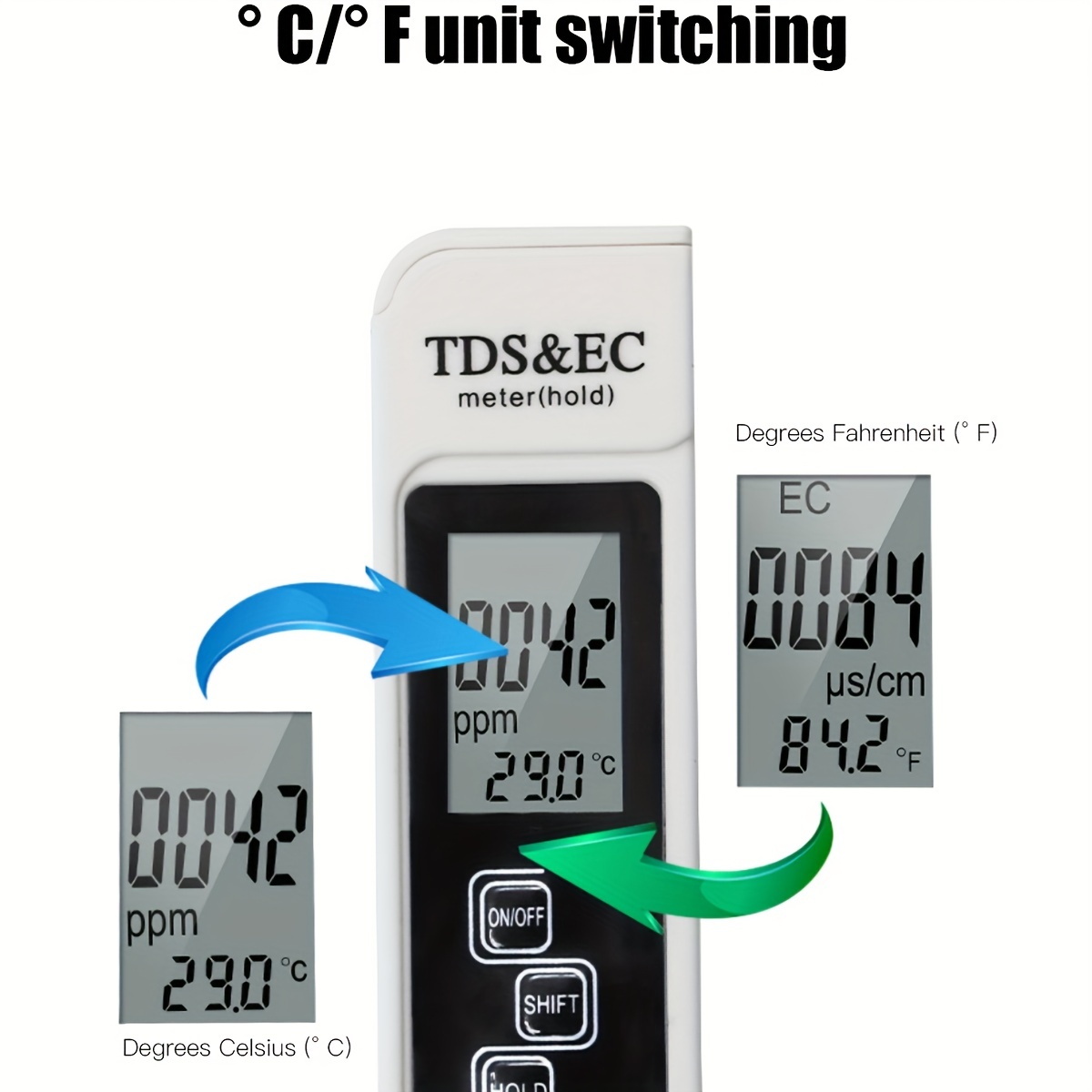 3in1 水質検出ペン家庭用飲料水純度 EC メーター高精度 - Ph Meter Digital Water Tester のレビューと価格