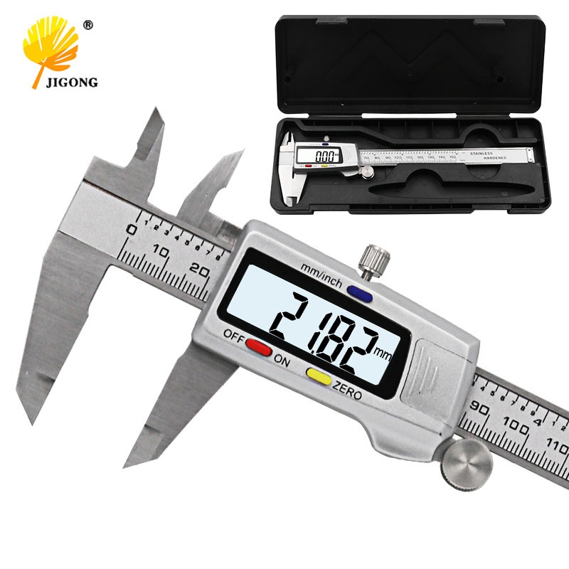 ステンレス鋼のデジタルゲージ,測定ツール,キャリパー,6イン - Digital Caliper 150Mm Stainless Steel のレビューと価格