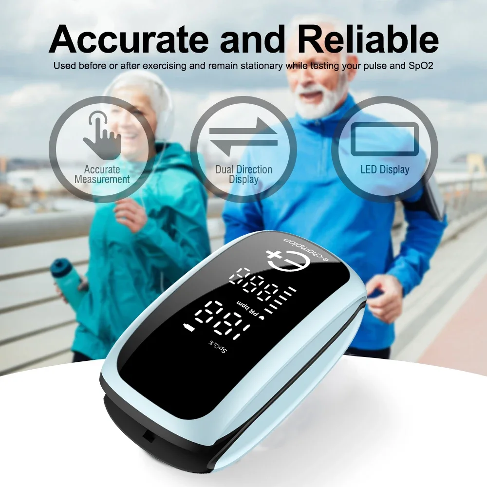 5 個充電式医療用酸素濃度計ストラップストラップ指先パルス酸 - Pulse Oximeter Fingertip Rechargeable のレビューと価格