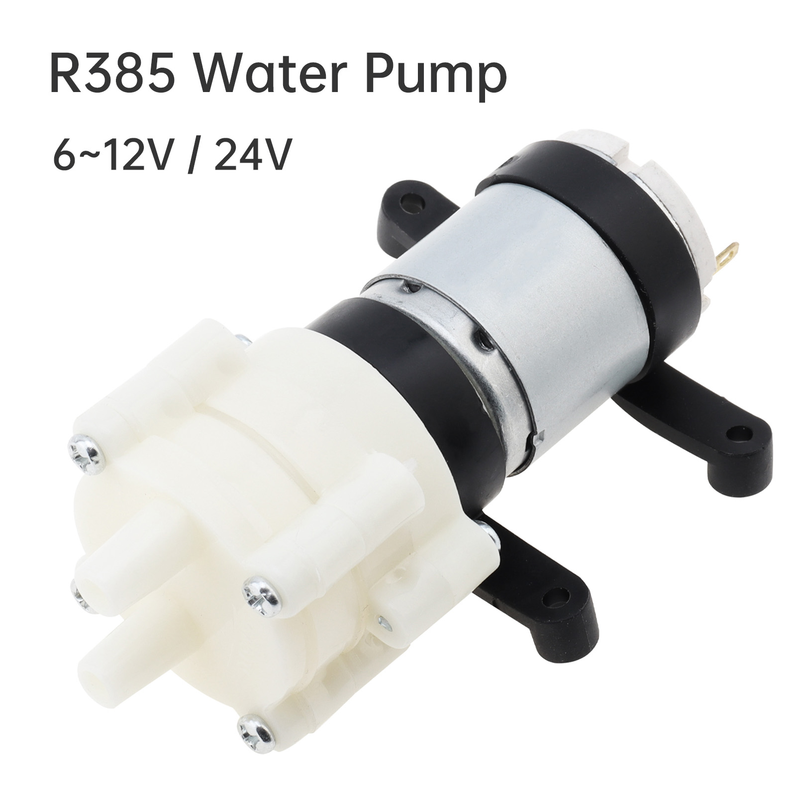 R385 ミニウォーターポンプモーター 6-12V/24V  - Mini Peristaltic Pump 12V のレビューと価格